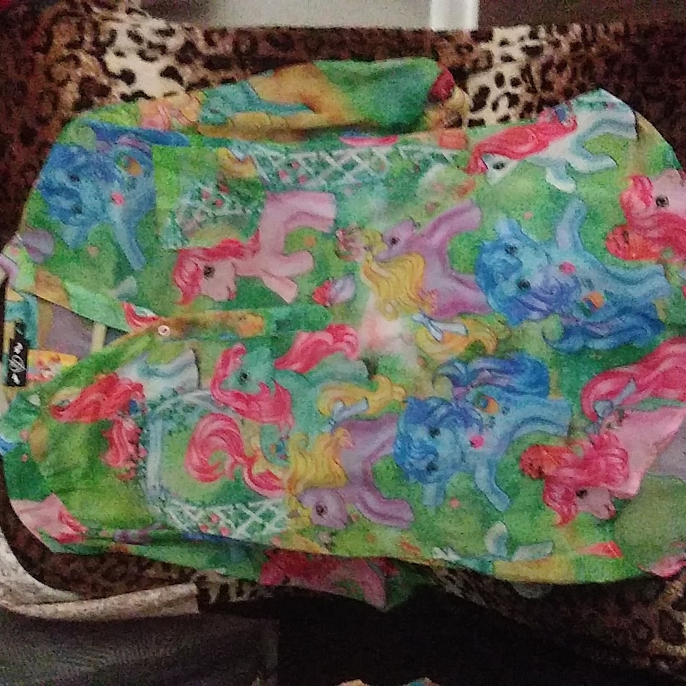 My Little Pony Sheer Blouse Iron Fist MLP woman's shirt Size Small